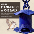 Mangeoire à oiseaux en céramique